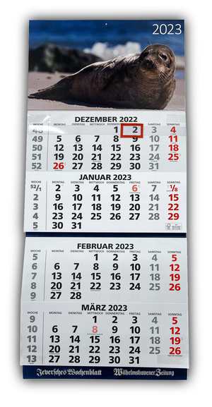 4-Monats-Kalender 2023 WZ JW