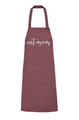 cat mom - Organic Grillschürze